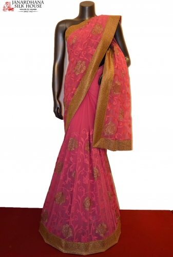 AA210312-Designer Party Wear Chiffon Saree